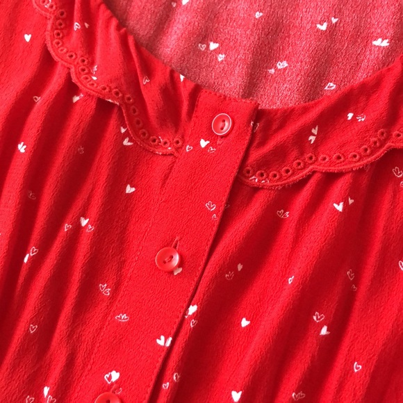 Aritzia Sunday Best red blouse - Picture 4 of 9